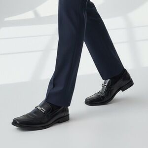 Stacy Adams Black Mens Cade Slip On Loafer size 8